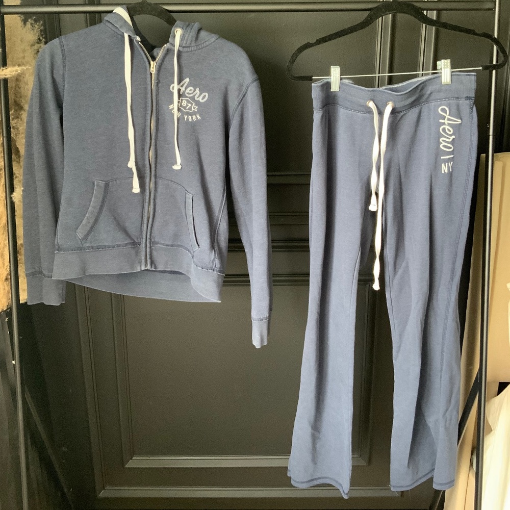 Aeropostale Navy Blue Sweatsuit